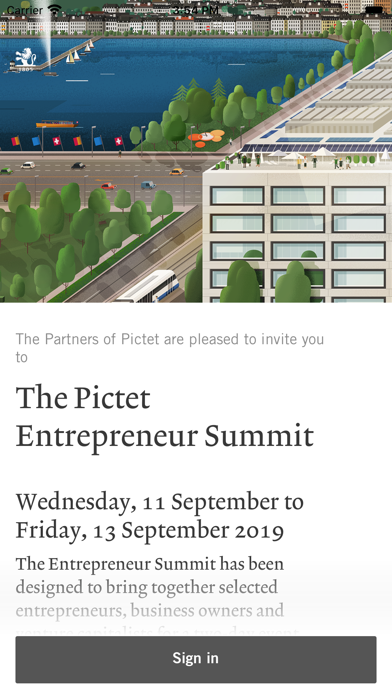 Pictet Events Screenshot 1 of 6