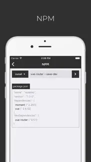 nodejs lab iphone bildschirmfoto 2