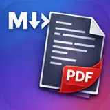 Markdown to PDF: Pro Editor - App Icon