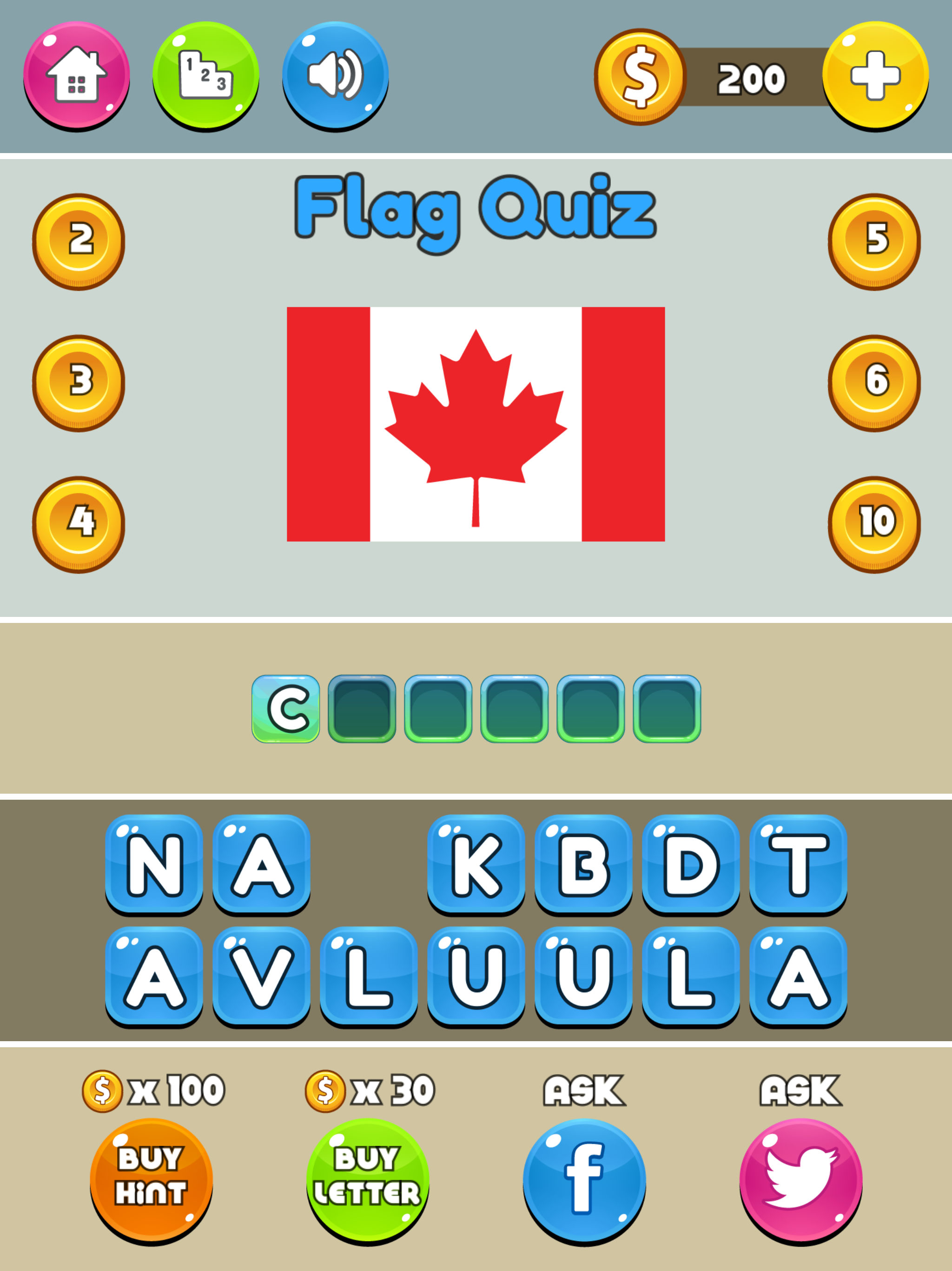 Flag Quiz 2025 - Word Games