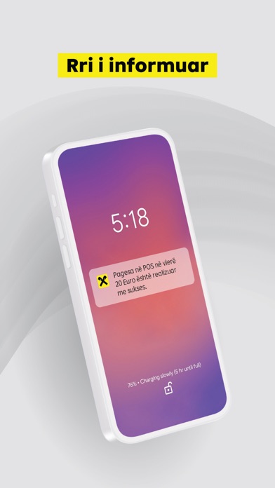 Raiffeisen Bank Kosovo Mobile Screenshot