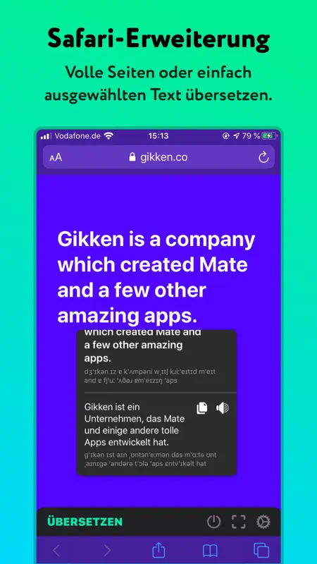 Übersetzer & Wörterbuch – Mate screenshot 2 of 9