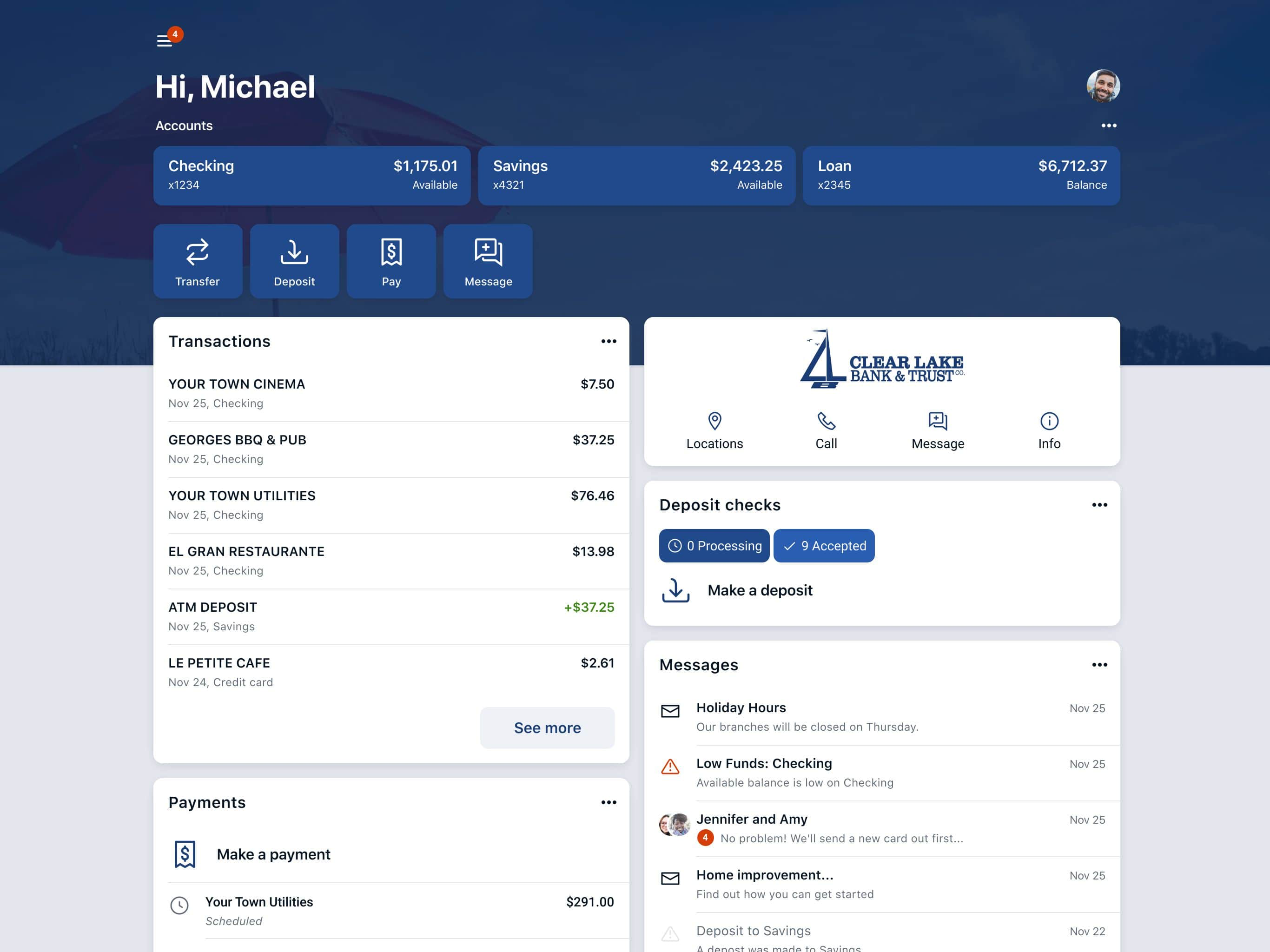 CLB&T Mobile Banking screenshot 5