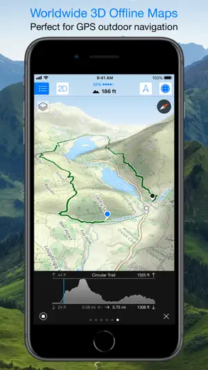 Maps 3D PRO - Hike & Bike screenshot 3