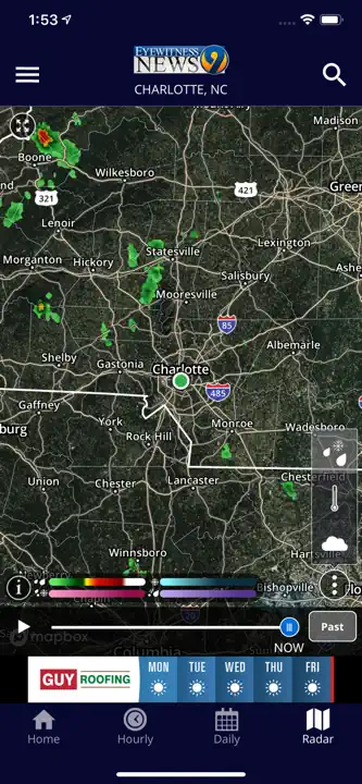 WSOC-TV Channel 9 Weather App: Screenshot 4 von 4