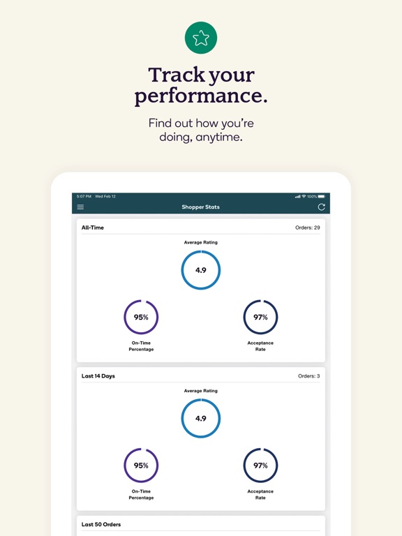 Shipt: Shopper and Driver iPad screenshot 4 - Business app