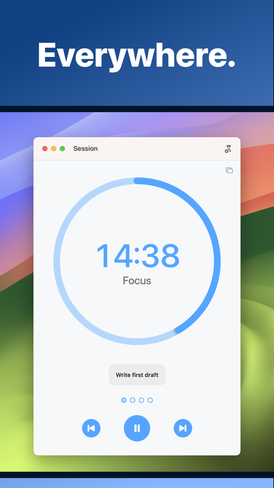 #4. Focus - Timer for Productivity (iOS) 来自: Meaningful Things GmbH & Co. KG