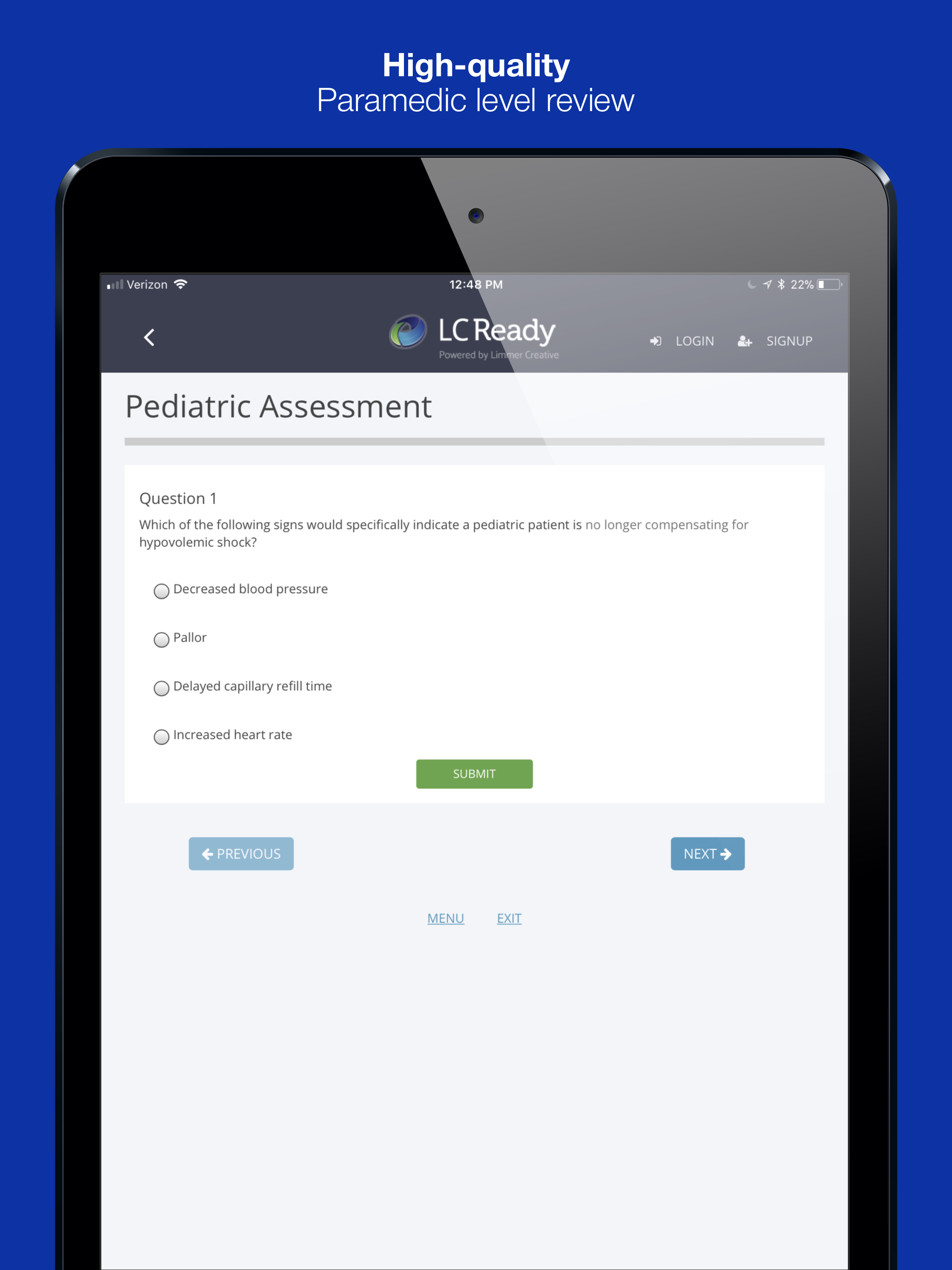 Paramedic Assessment Review