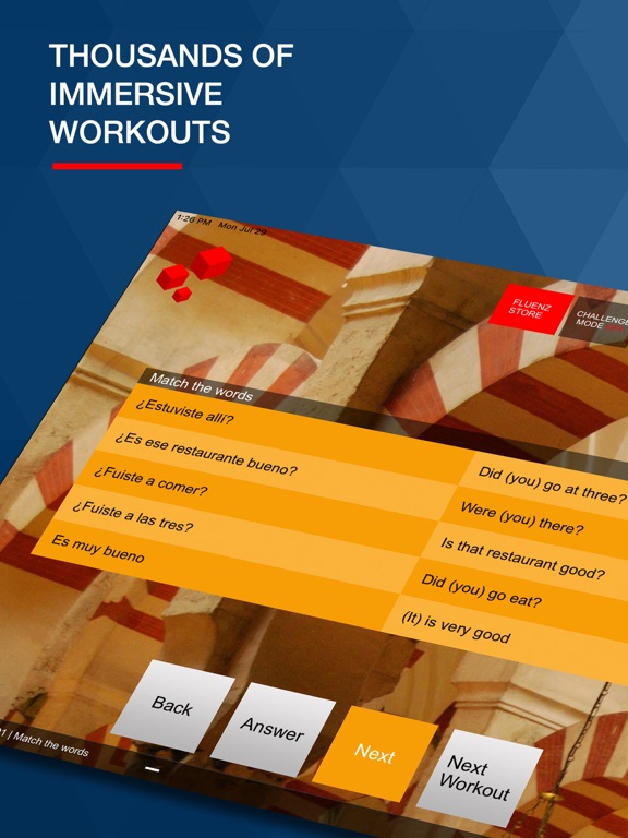 Fluenz iPad screenshot 5 - Education app