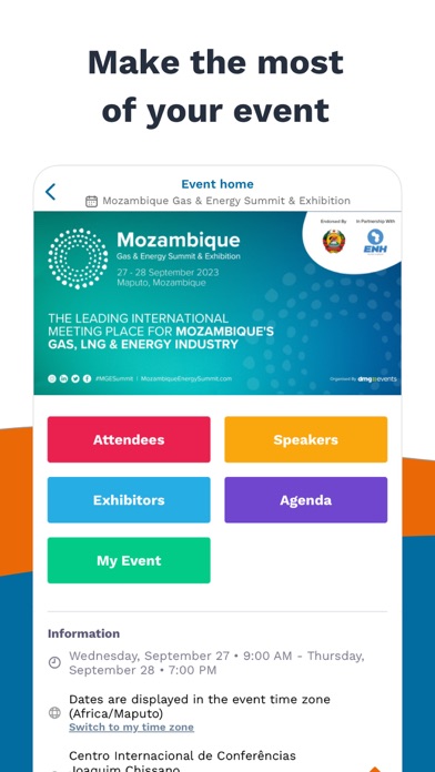 Mozambique Gas & Energy Summit Screenshot