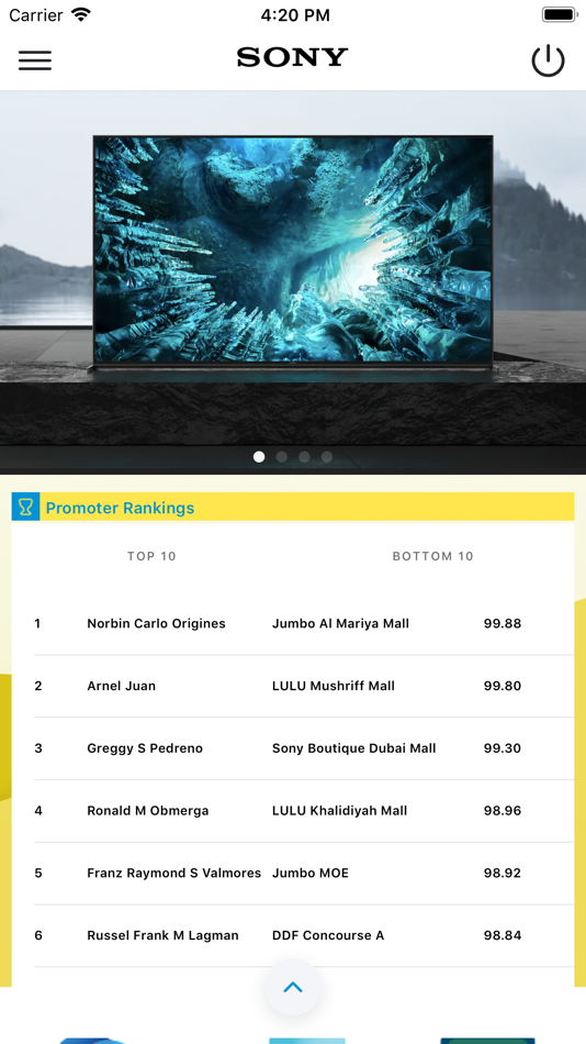 #2. Promoter Tool (iOS) By: Sony Middle East and Africa FZE