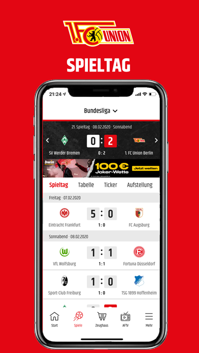 1. FC Union Berlin Screenshot
