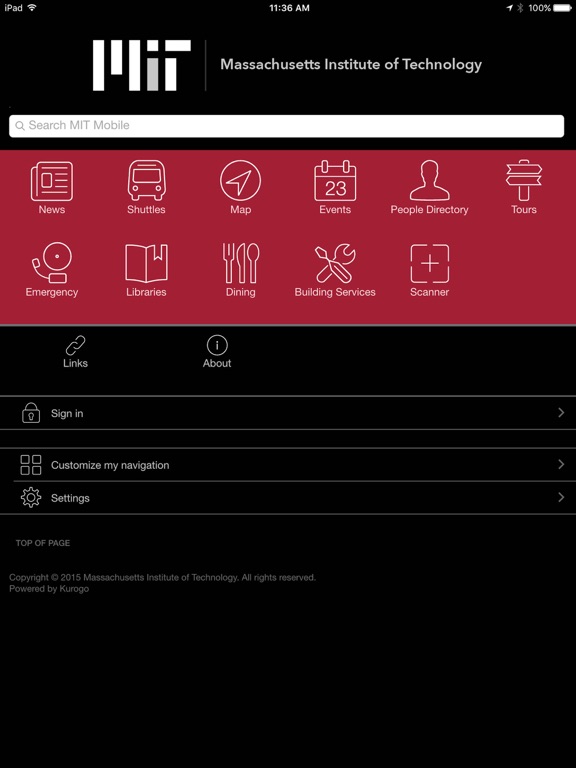 Screenshot #6 pour MIT Mobile