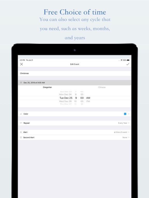 MarkDays - Count to days iPad screenshot