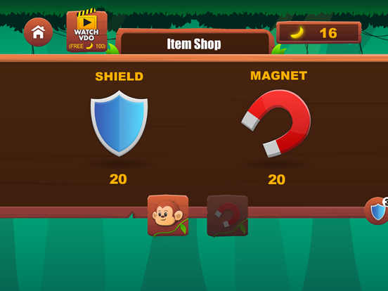 Monkey Run, Jump & Go Bananas! iPad screenshot