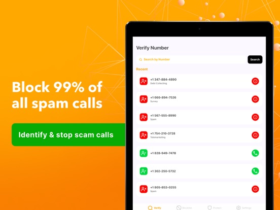 Screenshot #4 pour Spam Call Blocker: Callfilter