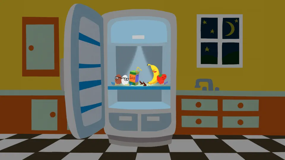 Captura de pantalla de Peekaboo Fridge™ en iPhone 4