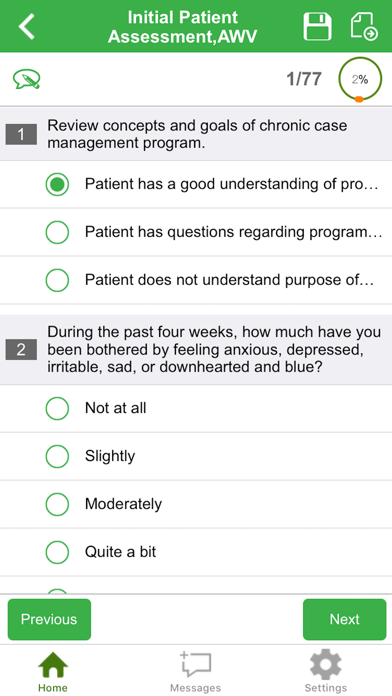 Persivia Patient Care Screenshot