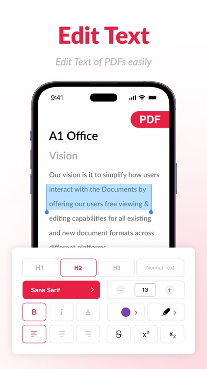 PDF Editor: Read, Scan & Sign screenshot-0