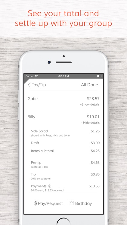 Tab - The simple bill splitter screenshot-5