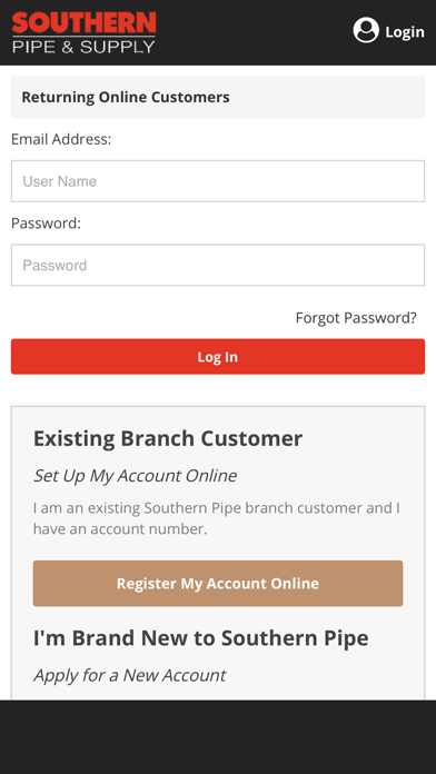 Screenshot 1 of Southern Pipe and Supply App