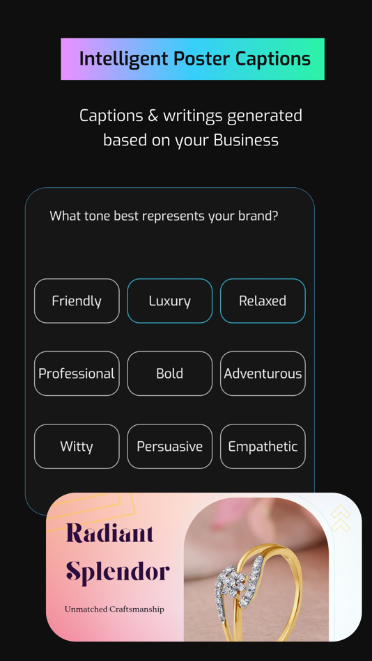 #4. Wizad: AI Posters and Videos (iOS) 由: WIZARD FLAIR PVT LTD