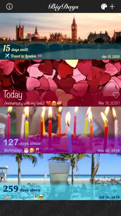 Big Days - Events Countdown iPhone image 1