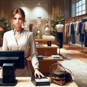 Snímky obrazovky (3) Clothing Store Simulator Game