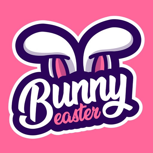 Adorable Bunny Easter Stickers icon