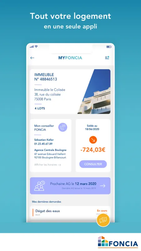 MyFoncia screenshot 1 of 8