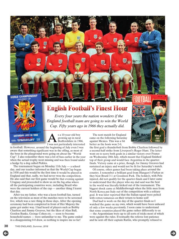 This England iPad screenshot
