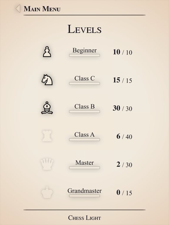Chess Light iPad screenshot