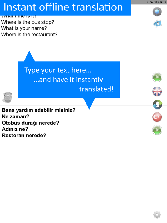 Screenshot #5 pour Offline Translator Turkish Pro