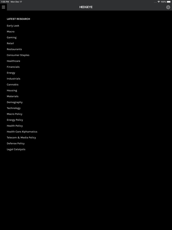 Screenshot #4 pour Hedgeye - App