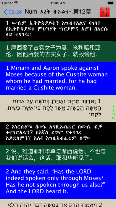 Screenshot 4 of Amharic Audio Bible 阿姆哈拉語圣经 App