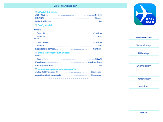 iTrain B737MAX iPad screenshot 4 - Education app