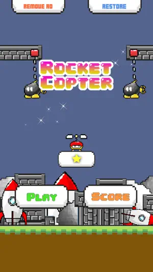 Copter Blast: Retro Rocket screenshot 1
