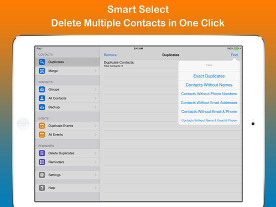 Remove Duplicate Contacts +のおすすめ画像3