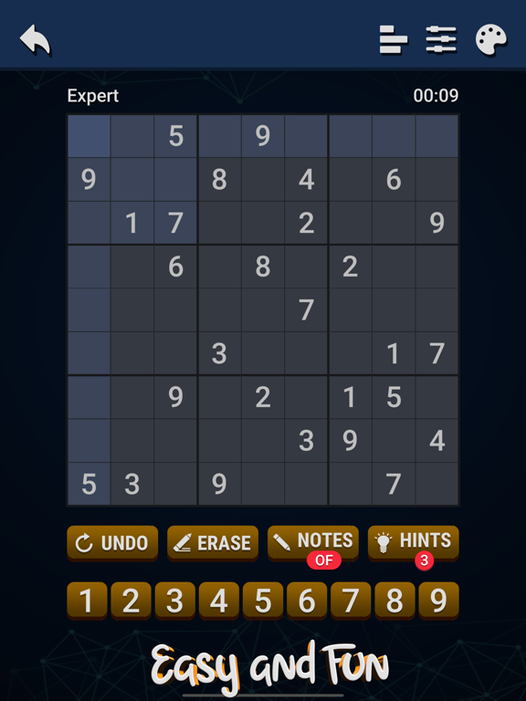 Screenshot #6 pour SODUku: Classic Sudoku Puzzle