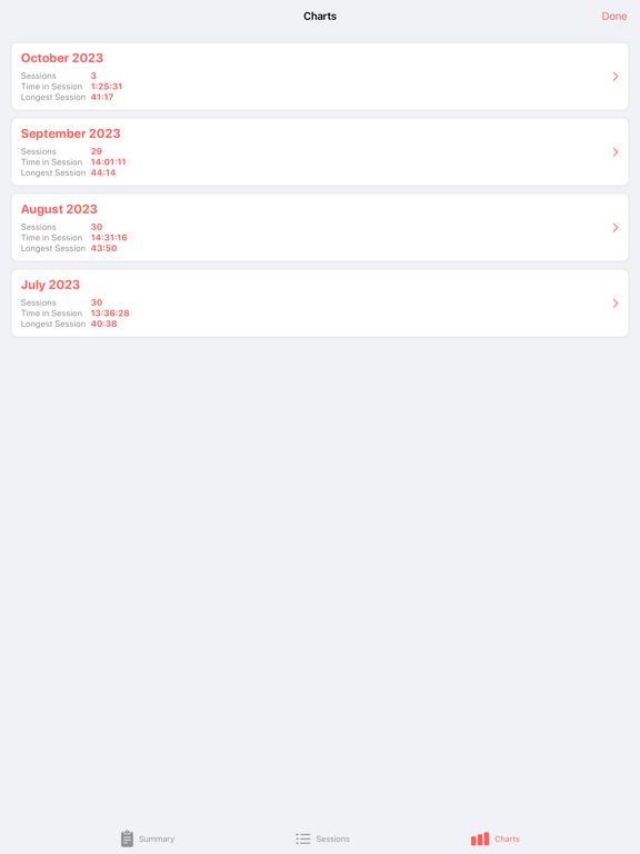 Meditation Timer | Samsara iPad app afbeelding 9