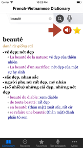 French-Vietnamese Dictionary++ screenshot
