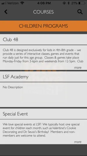 MyLSF screenshot 4