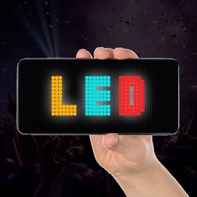 LED Banner: Flashing