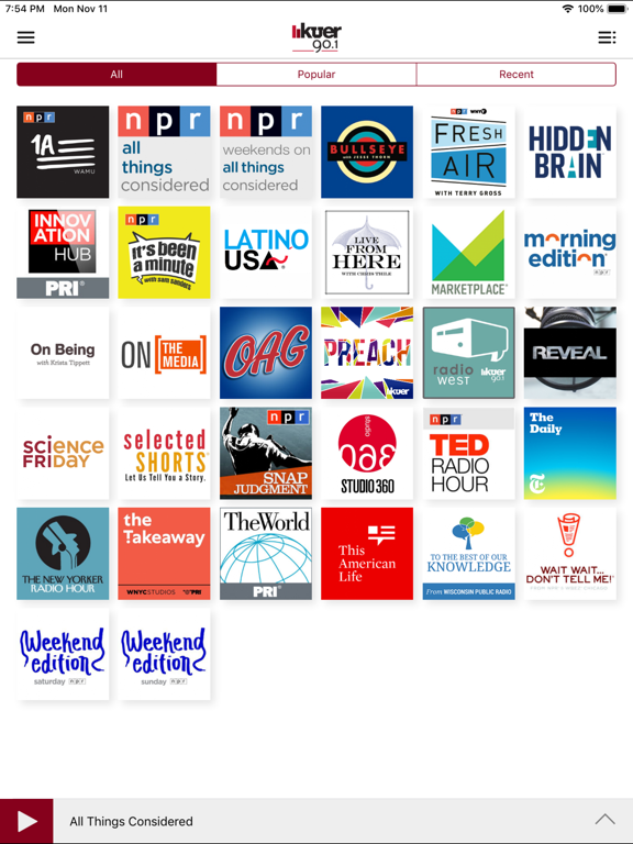 KUER Public Radio App iPad screenshot 4 - News app