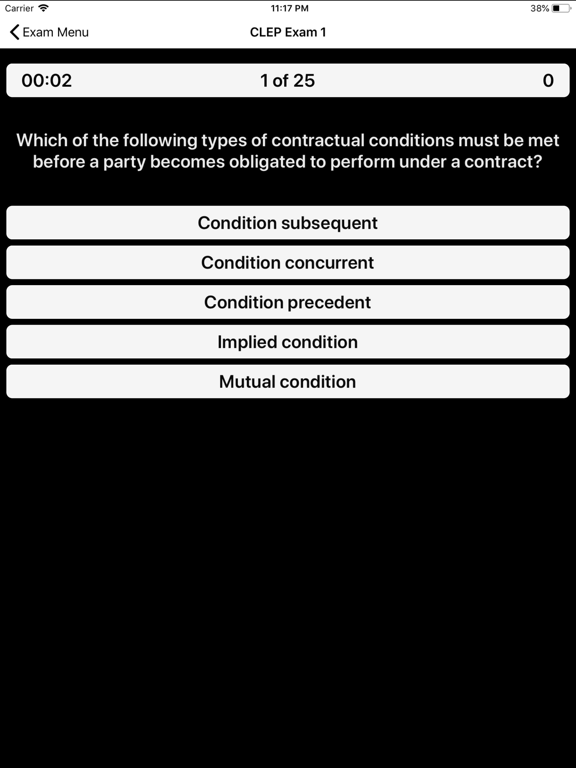 Screenshot #4 pour CLEP Business Law Prep