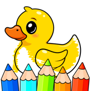 Glitter Coloring book for Kids
