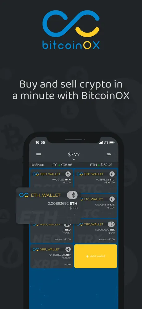 Bitcoin OX | Crypto Wallet