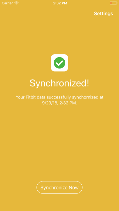 Screenshot #3 pour Fitbit to Health Sync