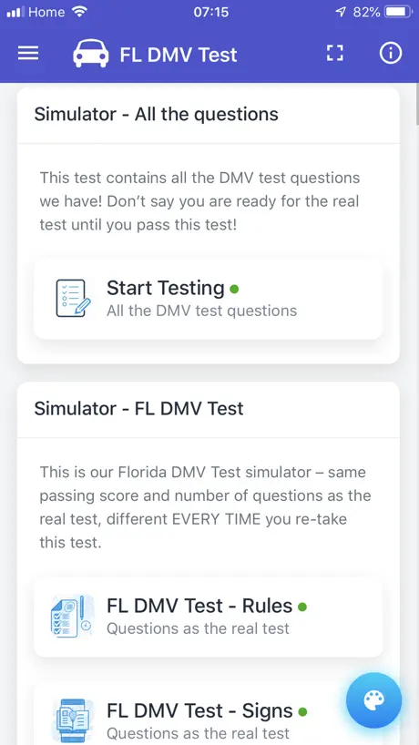 Florida Driving Test