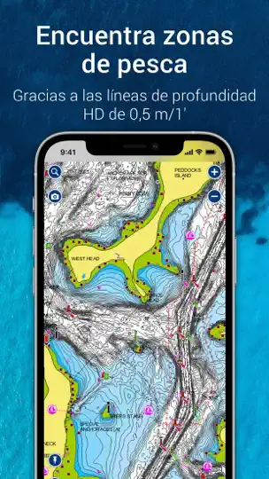 Captura de pantalla de Navionics® Boating en iPhone 2